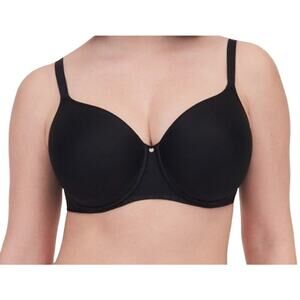 Chantelle Bra 18J6 Comfort Chic back smoothing t-shirt black 40DDD 40F